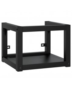 Struttura per Lavabo a Parete Nera 40x38x31 cm in Ferro 2