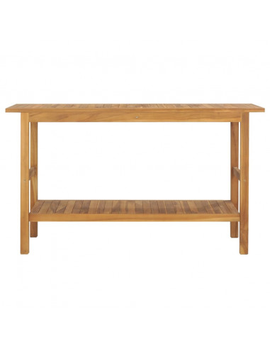 Vanità da Bagno in Legno Massello di Teak 132x45x75 cm