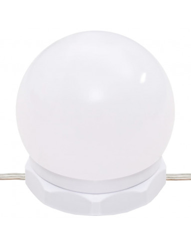 Mobile a Specchio con LED Bianco 60x31,5x62 cm