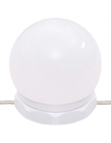 Mobile a Specchio con LED Bianco 60x31,5x62 cm