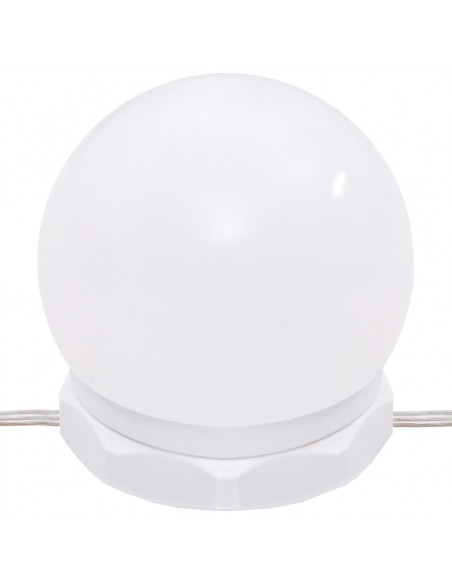 Mobile a Specchio con LED Grigio Cemento 60x31,5x62 cm