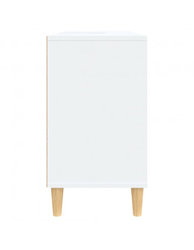 Mobile Lavabo Bianco 80x33x60 cm in Legno Multistrato