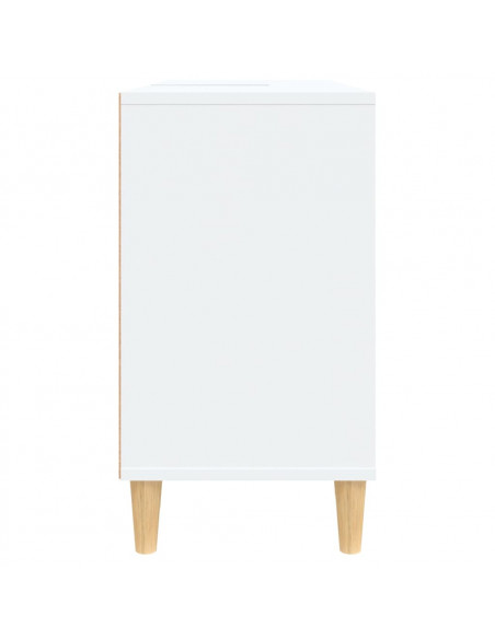 Mobile Lavabo Bianco 80x33x60 cm in Legno Multistrato