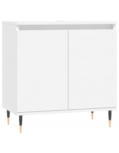 Mobile da Bagno Bianco 58x33x60 cm in Legno Multistrato 2