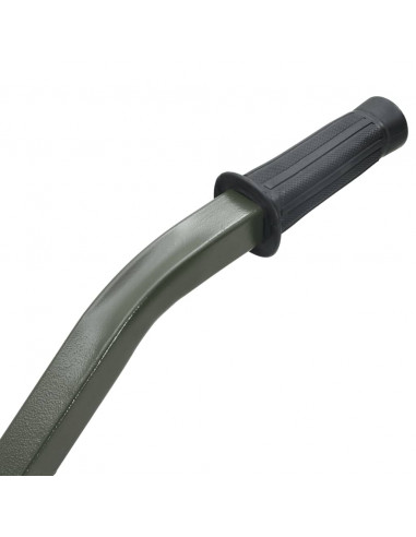 Carrello da Pesca Verde con 2Ruote Acciaio Verniciato a Polvere