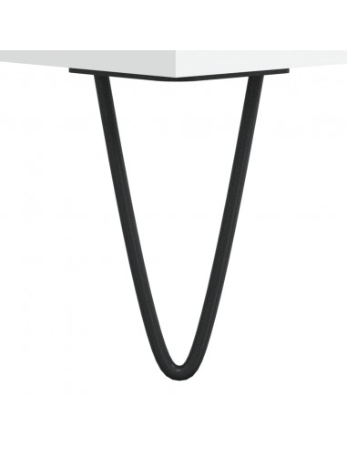 Armadietto da Bagno Bianco 65x33x60 cm in Legno Multistrato