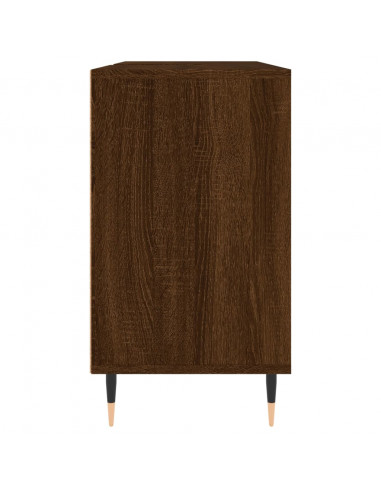Armadietto Bagno Rovere Marrone 80x33x60cm in Legno Multistrato
