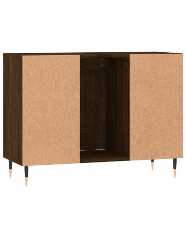 Armadietto Bagno Rovere Marrone 80x33x60cm in Legno Multistrato
