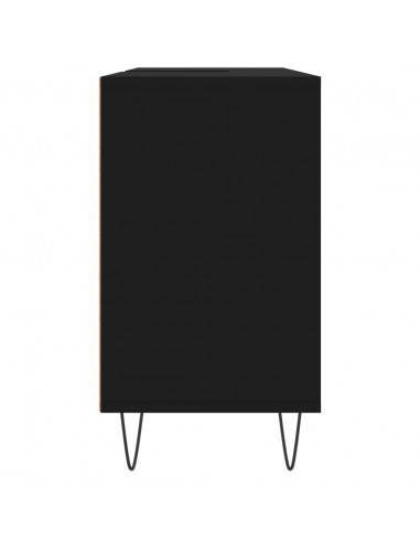 Mobile da Bagno Nero 80x33x60 cm in Legno Multistrato