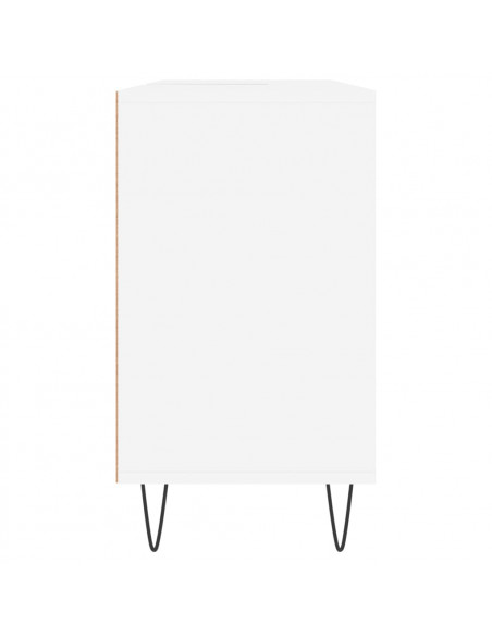 Mobile da Bagno Bianco 80x33x60 cm in Legno Multistrato