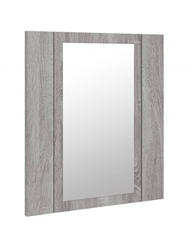 Mobile da Bagno Grigio Sonoma 40x12x45cm in Legno Multistrato
