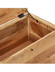 Cassapanca in Legno Massello di Acacia 2