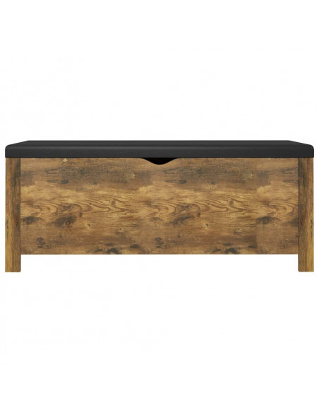 Contenitore con Cuscino Rovere Fumo 105x40x45cm Multistrato