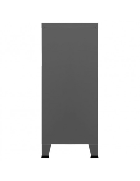 Classificatore Industriale Antracite 90x40x100 cm in Acciaio