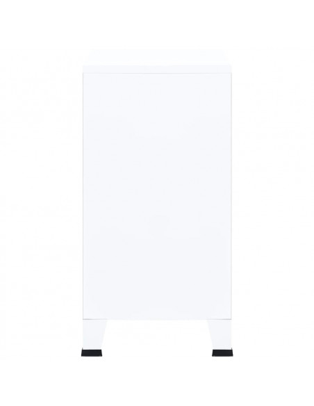 Armadio Classificatore Industriale Bianco 75x40x80 cm Acciaio