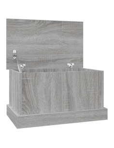 Contenitore Grigio Sonoma 50x30x28 cm Legno Multistrato 2