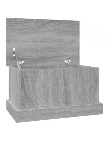Contenitore Grigio Sonoma 50x30x28 cm Legno Multistrato