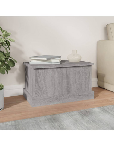 Contenitore Grigio Sonoma 50x30x28 cm Legno Multistrato