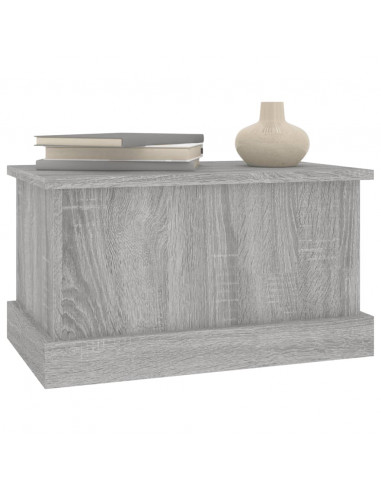 Contenitore Grigio Sonoma 50x30x28 cm Legno Multistrato