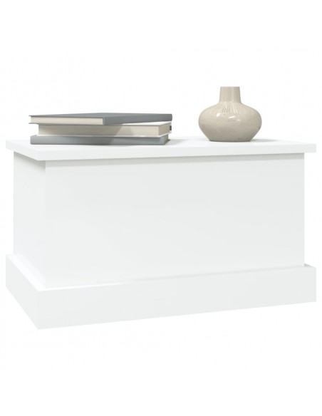 Contenitore Bianco Lucido 50x30x28 cm Legno Multistrato