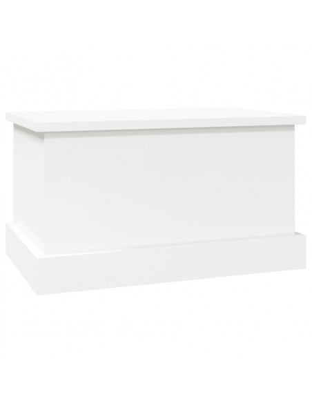 Contenitore Bianco Lucido 50x30x28 cm Legno Multistrato