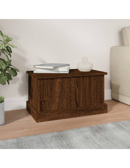 Contenitore Rovere Marrone 50x30x28 cm Legno Multistrato