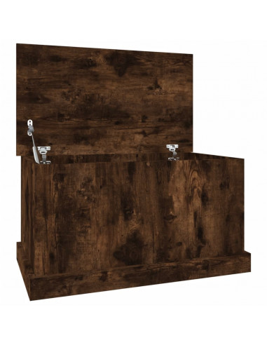 Contenitore Rovere Fumo 70x40x38 cm Legno Multistrato