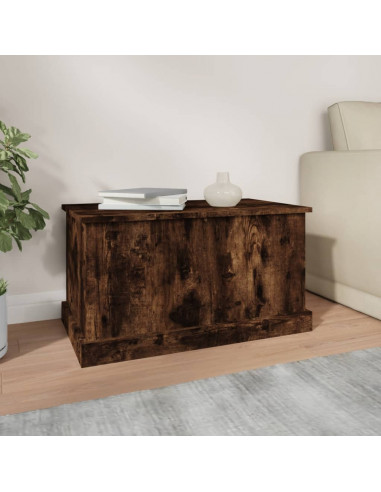 Contenitore Rovere Fumo 70x40x38 cm Legno Multistrato