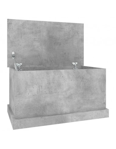Contenitore Grigio Cemento 70x40x38 cm in Legno Multistrato