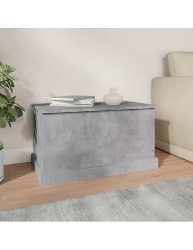 Contenitore Grigio Cemento 70x40x38 cm in Legno Multistrato