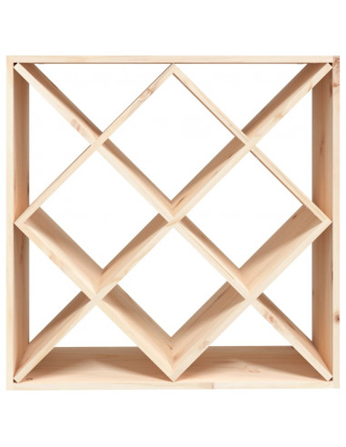Portabottiglie 62x25x62 cm in Legno Massello di Pino