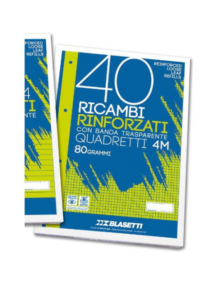 Fogli ad anelli Blasetti 2333 Rinforzati