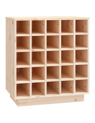 Portabottiglie 55,5x34x61 cm in Legno Massello di Pino