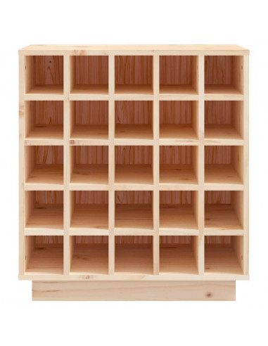 Portabottiglie 55,5x34x61 cm in Legno Massello di Pino