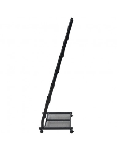 Portariviste 47,5x43x133 cm Nero A4