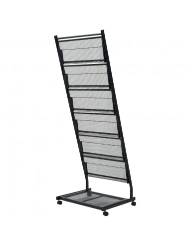 Portariviste 47,5x43x133 cm Nero A4