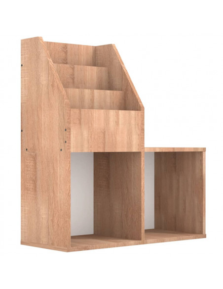 Portariviste Bambini Rovere Sonoma 71x30x78,5 cm Multistrato