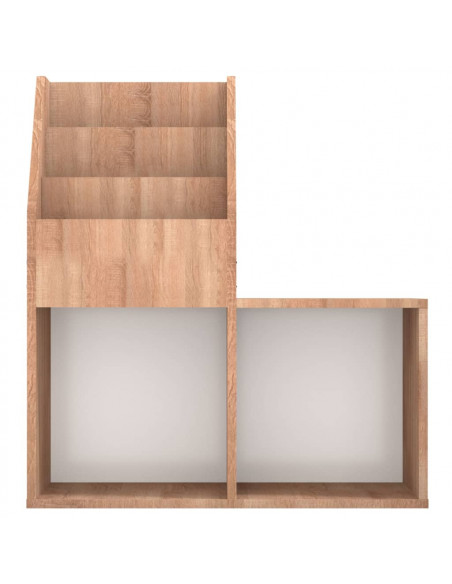 Portariviste Bambini Rovere Sonoma 71x30x78,5 cm Multistrato