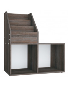 Portariviste Bimbi Grigio Rovere Sonoma 71x30x78,5 Multistrato 2