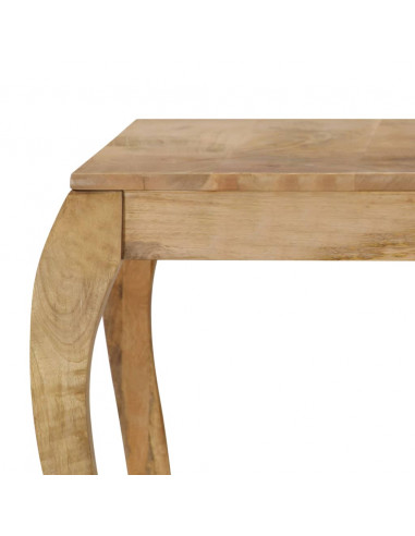 Tavolo da Pranzo in Legno Massello di Mango 118x60x76cm