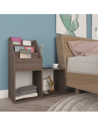 Portariviste Bimbi Grigio Rovere Sonoma 71x30x78,5 Multistrato