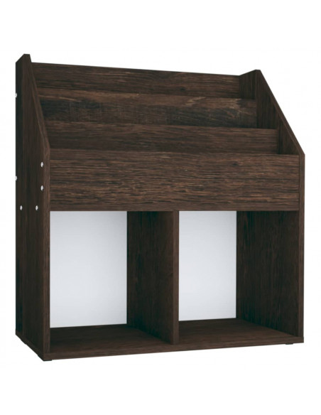 Portariviste Bambini Rovere Fumo 71x30x78,5cm Legno Multistrato