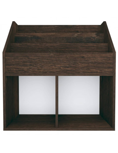 Portariviste Bambini Rovere Fumo 71x30x78,5cm Legno Multistrato