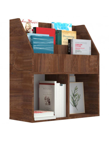 Portariviste per Bambini Rovere Marrone 71x30x78,5cm Legno