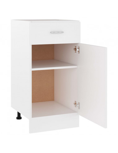 Armadio Inferiore Cassetto Bianco 40x46x81,5 Legno Multistrato