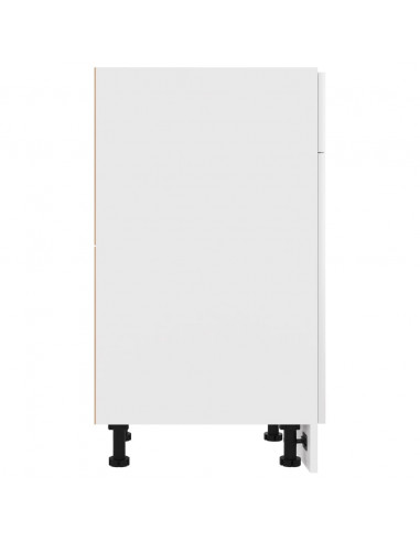 Armadio Inferiore Cassetto Bianco 40x46x81,5 Legno Multistrato