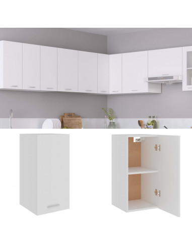 Mobile Pensile Bianco 29,5x31x60 cm in Legno Multistrato