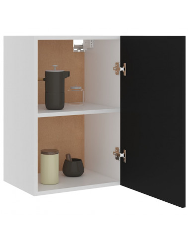 Mobile Pensile Nero 39,5x31x60 cm in Legno Multistrato