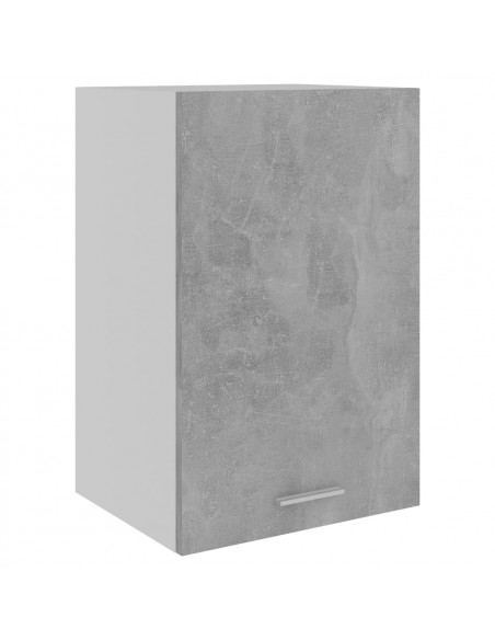 Mobile Pensile Grigio Cemento 39,5x31x60cm in Legno Multistrato
