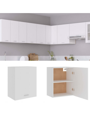 Mobile Pensile Bianco 50x31x60 cm in Legno Multistrato